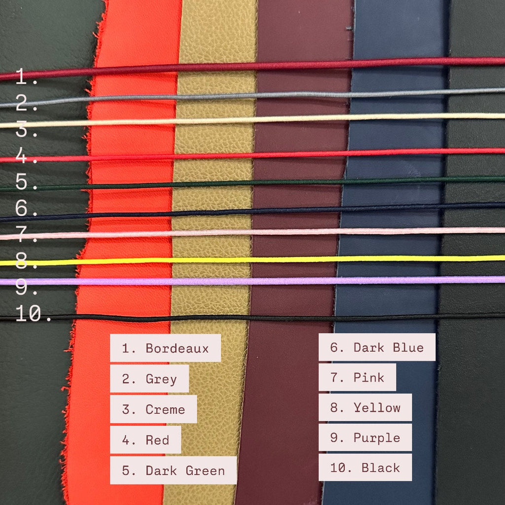 Blue A5 Trifold Leather Notebook