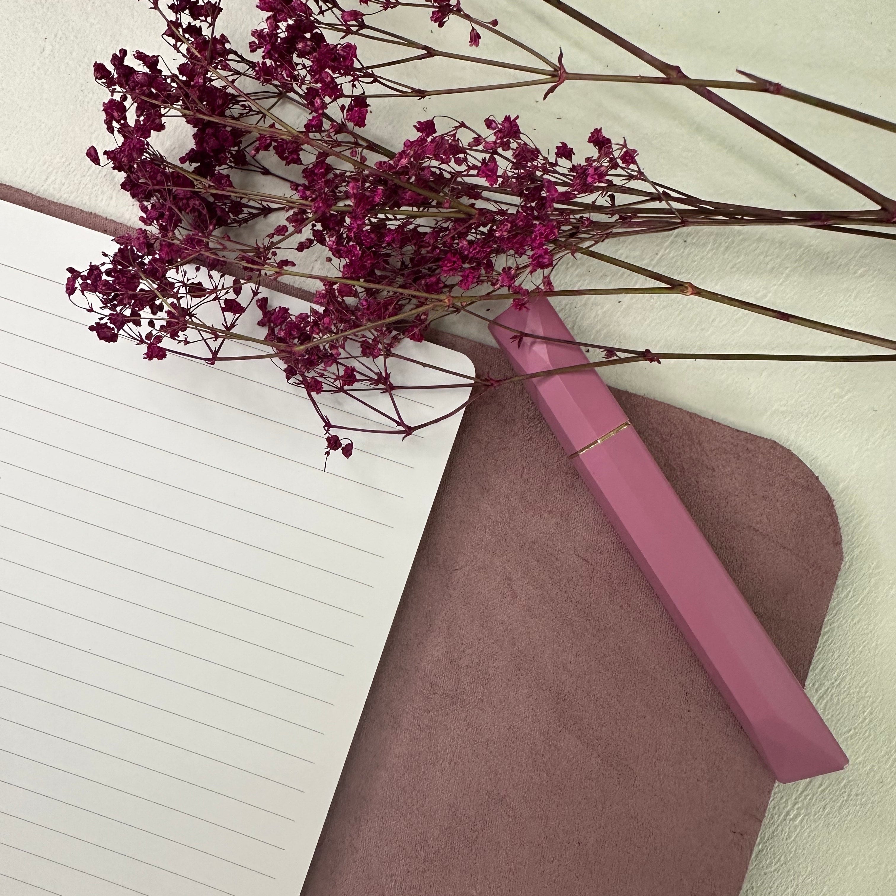 Bordeaux A5 Trifold Leather Notebook