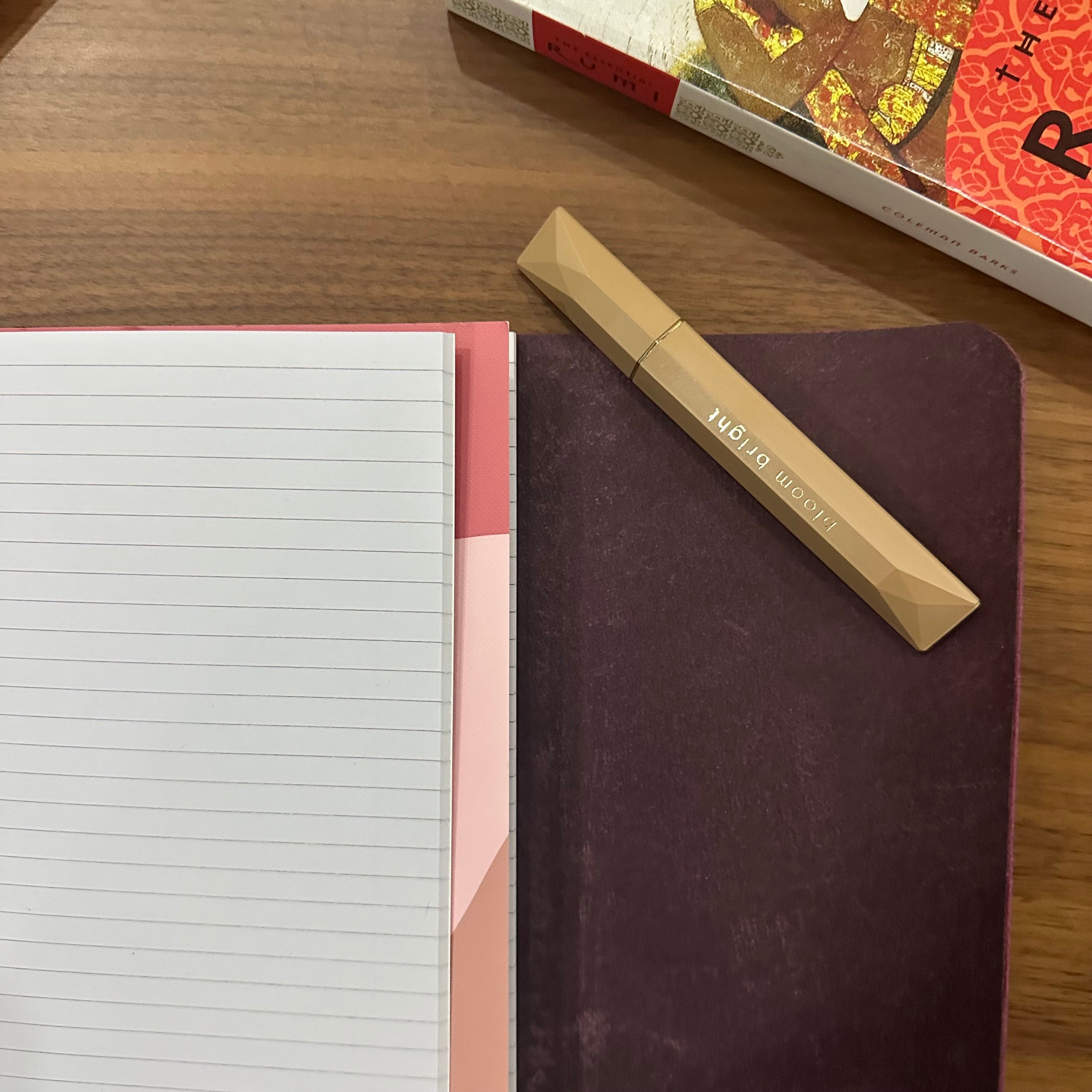 Burgundy A5 Leather Notebook